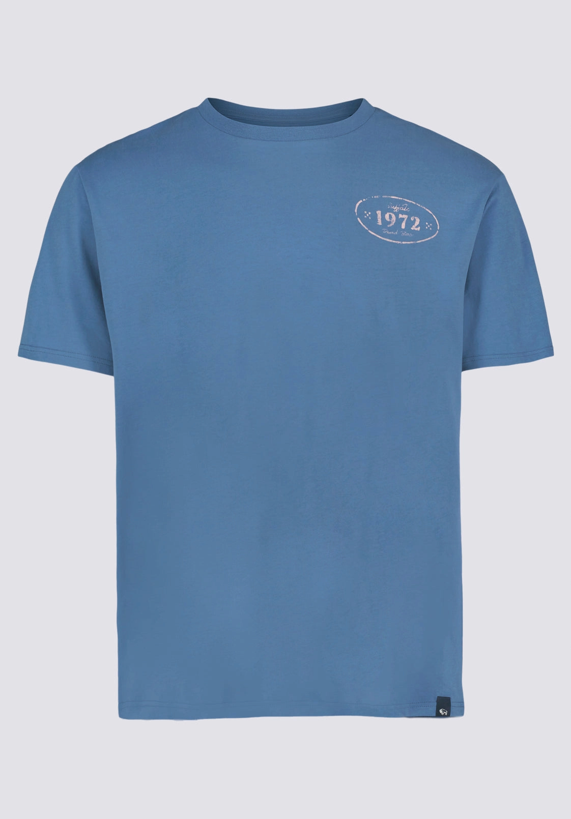 Tesert Men's Graphic T-Shirt with Desert Daze Print, Moonlight Blue - BM24655 CompressionTechnology MultiDirectionalStretch