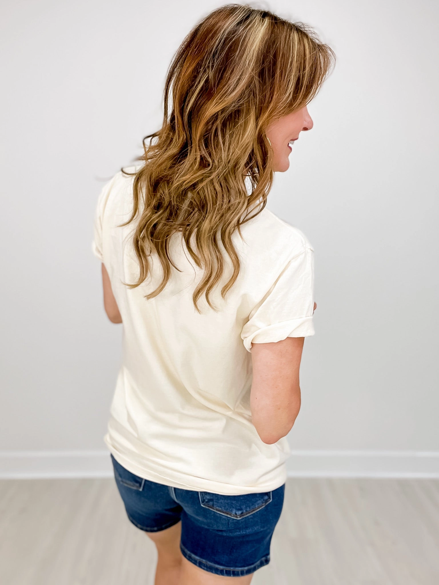 He is Not Here. He Has Risen Graphic Tee LightweightDesign