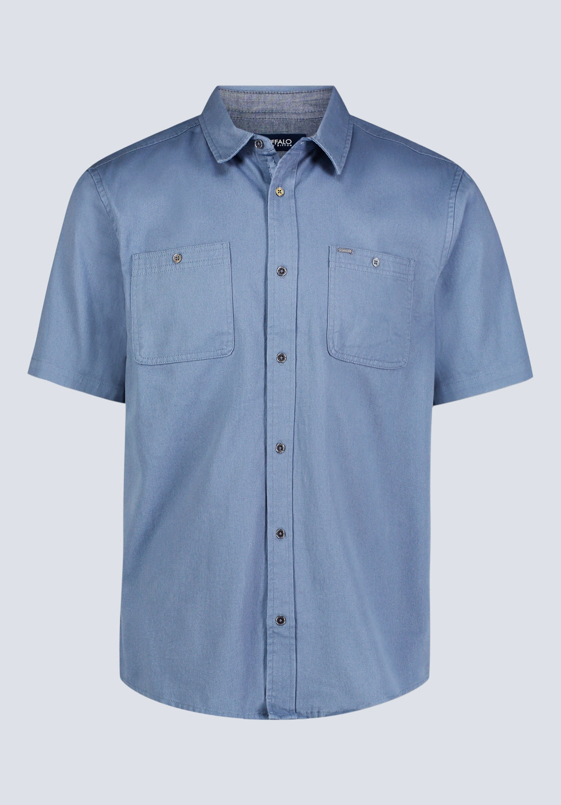 Lightweight Layer Sagrino Men's Short-Sleeve Utility Shirt, Mirage Blue - BM24501