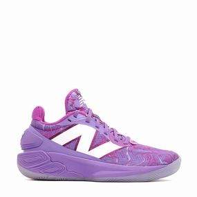 New Balance Basketball Men Two Way V5 Passion Fruit Lilac Glo BB2WYFS5 Quick Lacing Mechanism Non Irritating Stitching