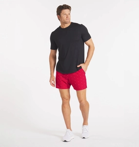 Men's UNRL Stride Short 5.5" | Sport Red X-Out jumpsuit