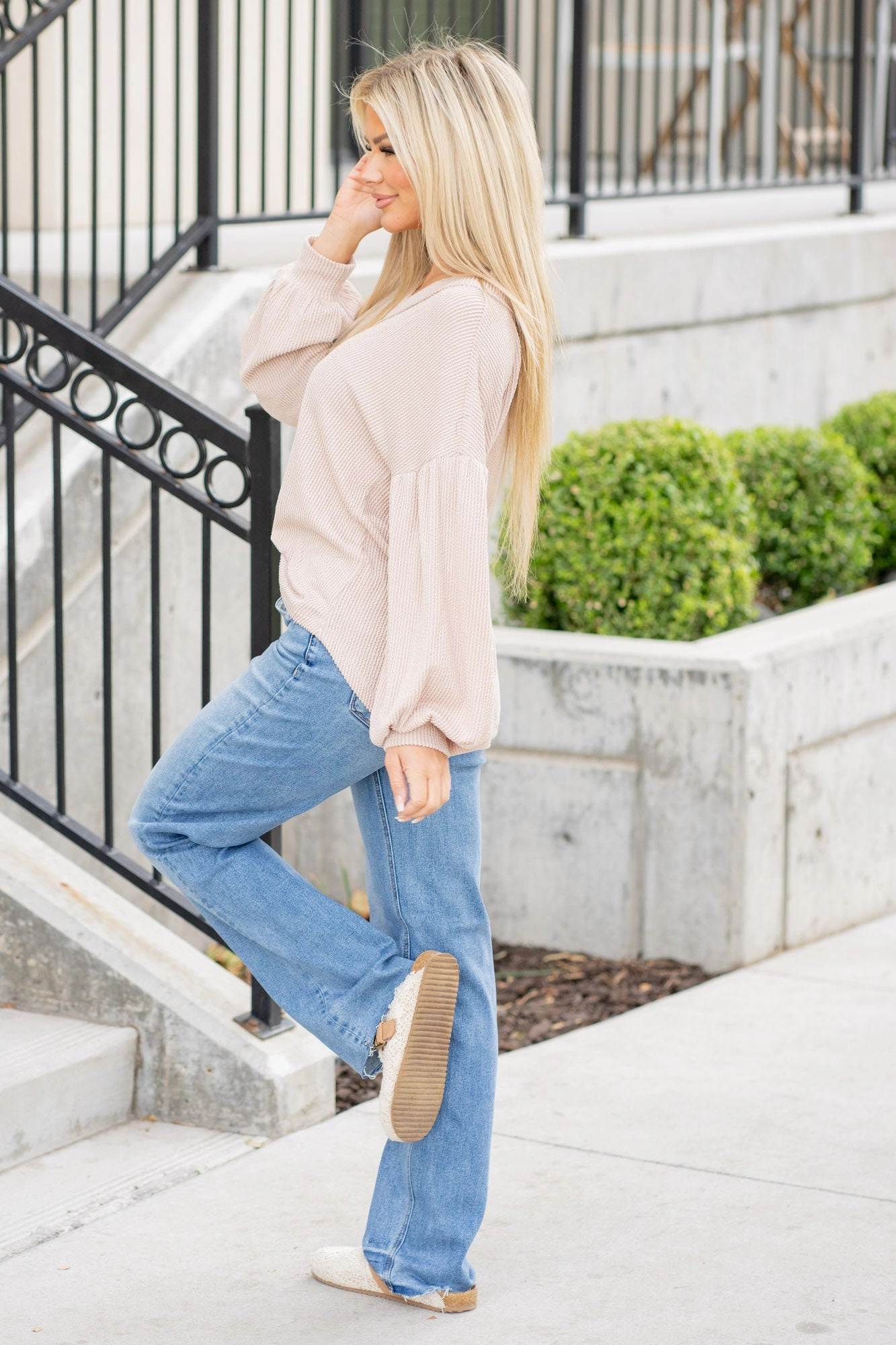 Midnight Snow High Rise Baggy Wide Leg Jeans Regular & Plus Sizes Universal Look Any Time Wear