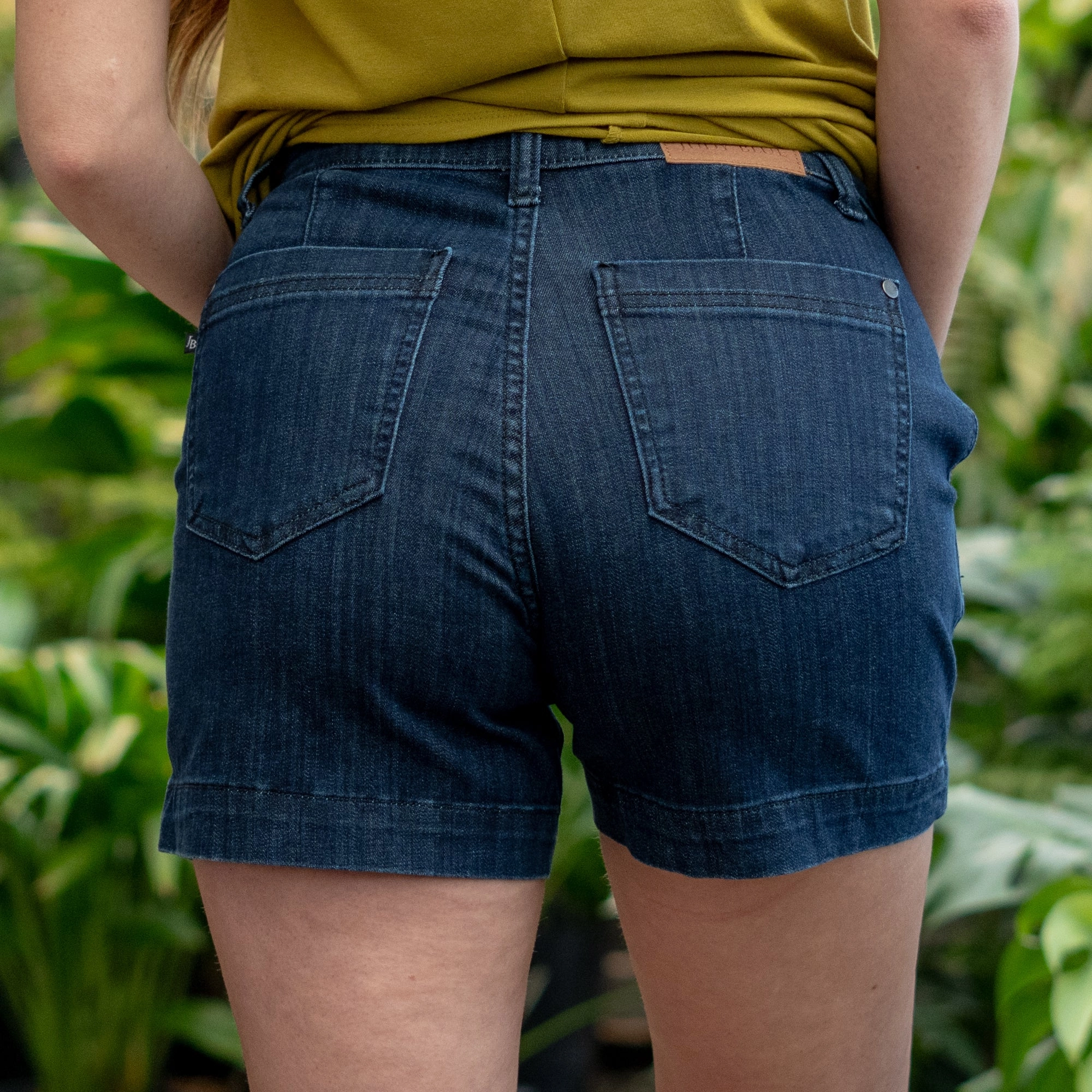 Trouser Fit High Rise Shorts Regular & Plus Sizes Party Look Luxury