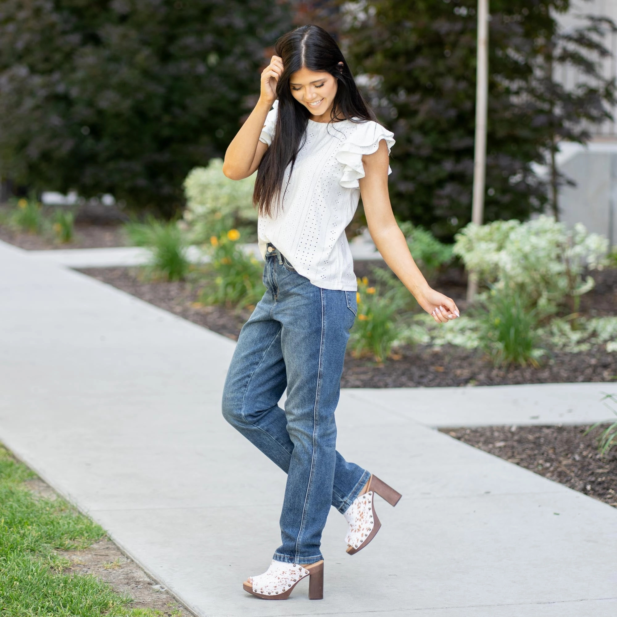 True Form High Rise Rigid Magic Straight Leg Regular & Plus Sizes Spring Mood Outdoor Enthusiast Formal