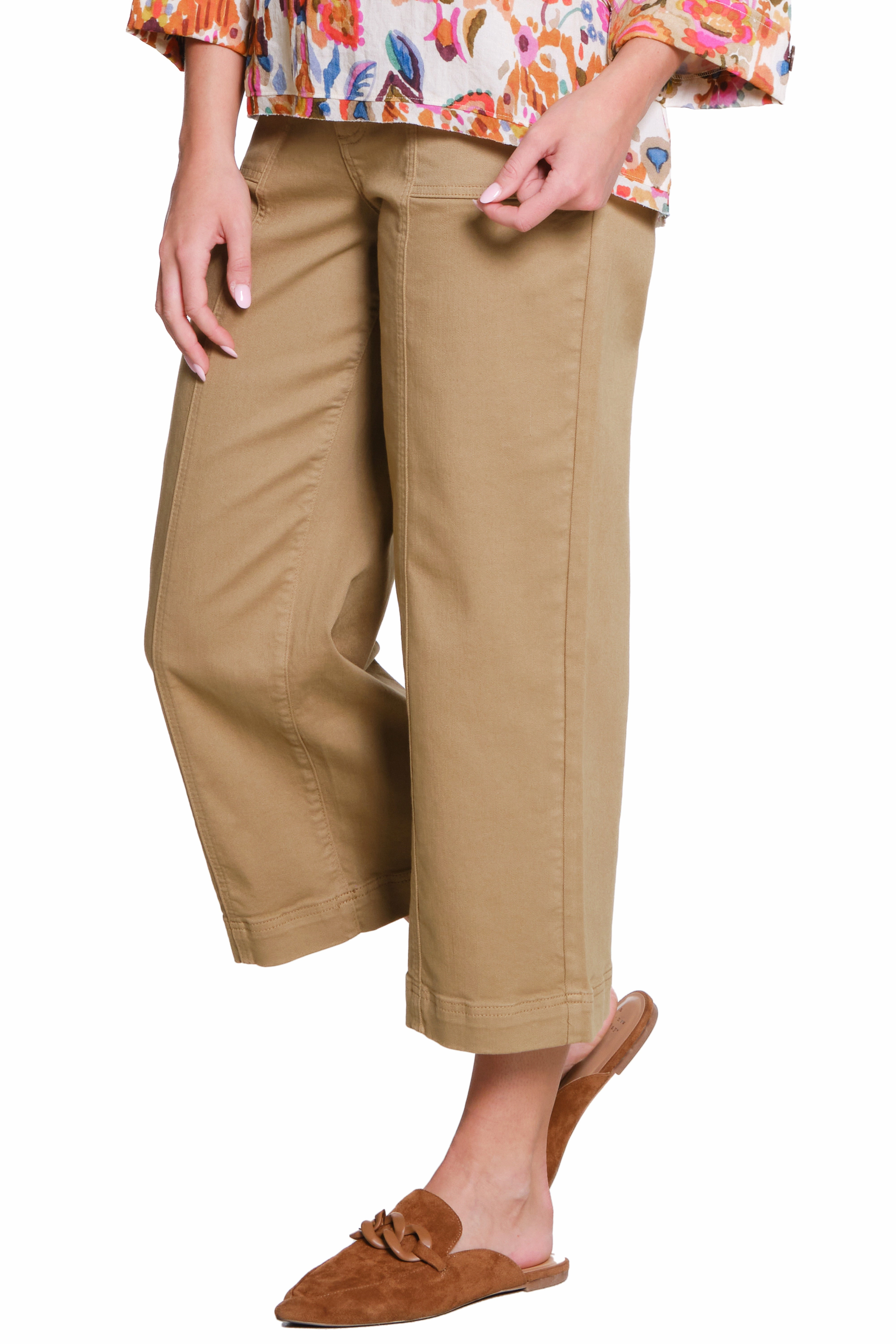 Twill Crop Pant - Bronze Abrasion resistant