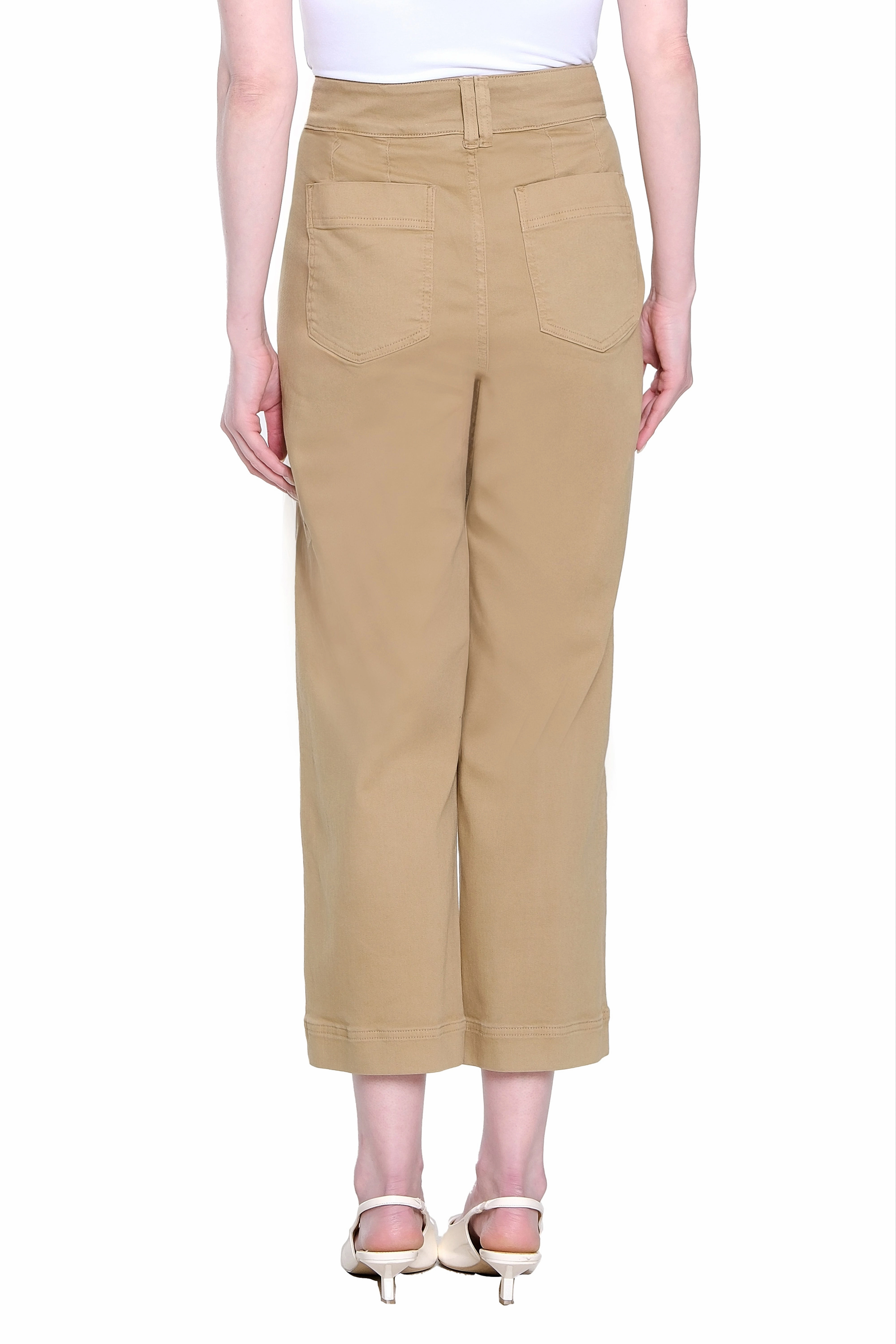 AntiSlipGrip Essential Layer Twill Crop Pant - Bronze