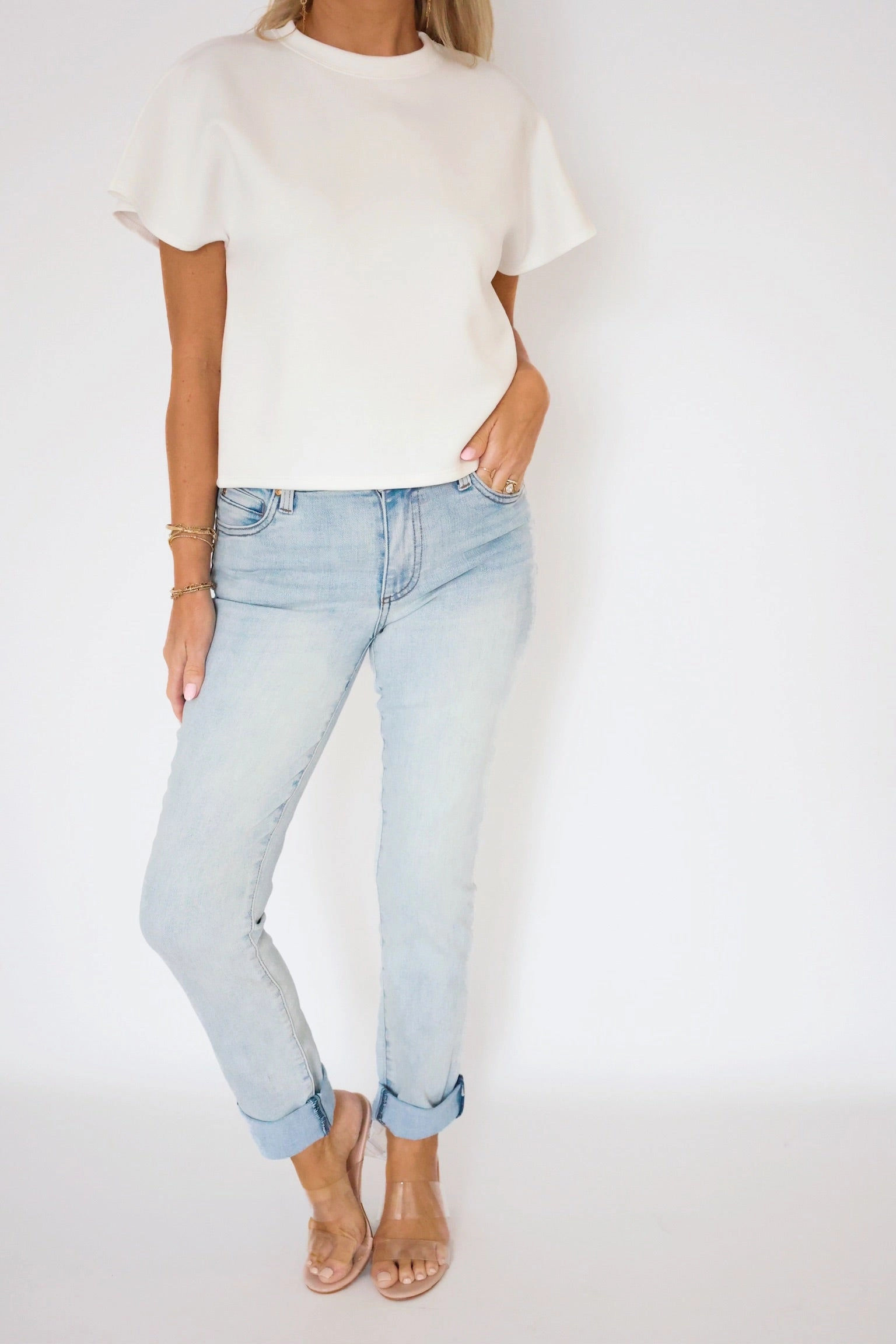 Catherin Boyfriend Jean - Light Base Street Essential