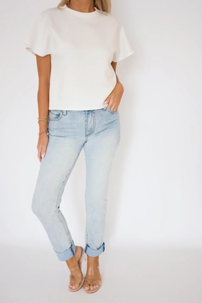 Catherin Boyfriend Jean - Light Base Street Essential
