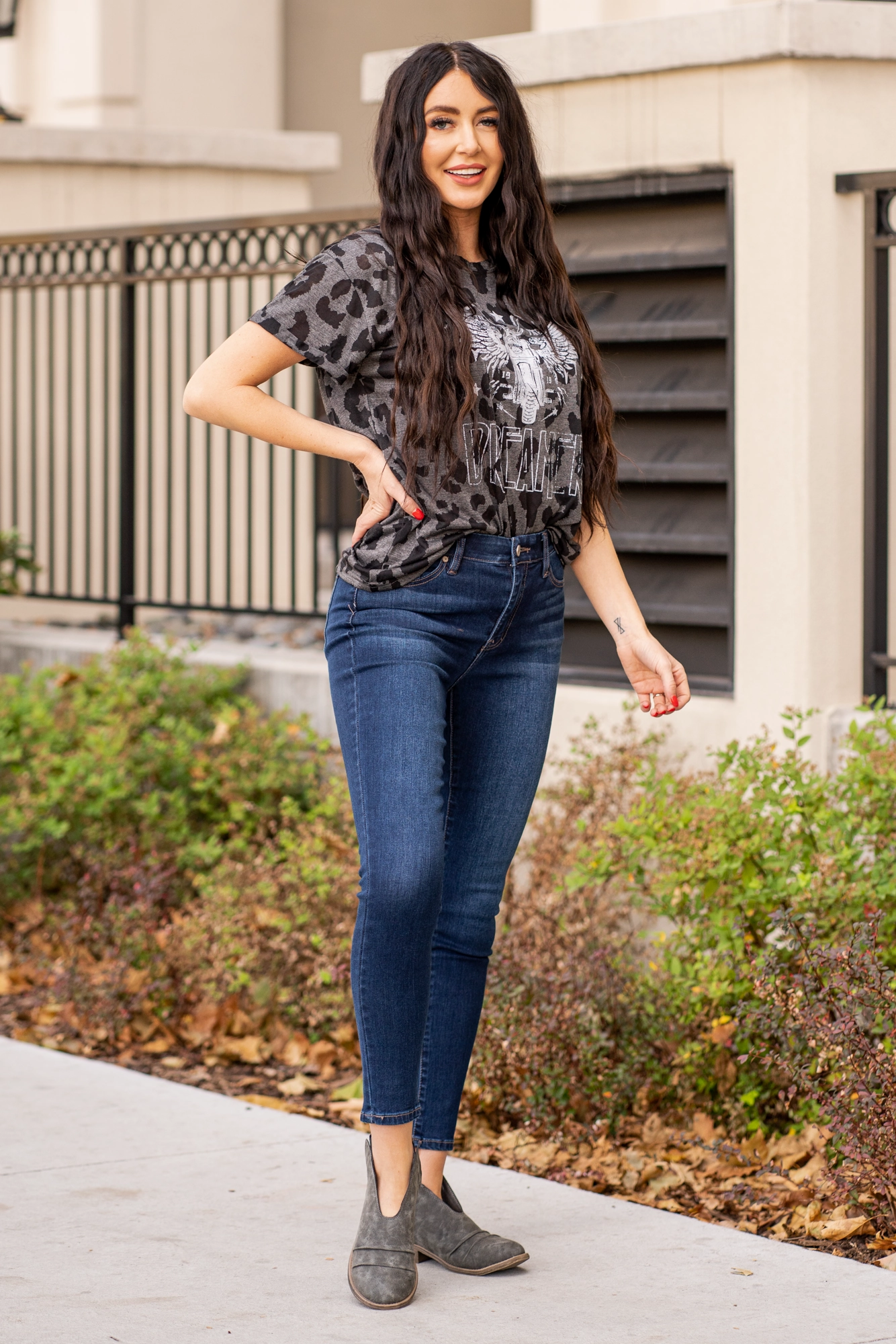 Nicole High Rise Skinny Clean Finish