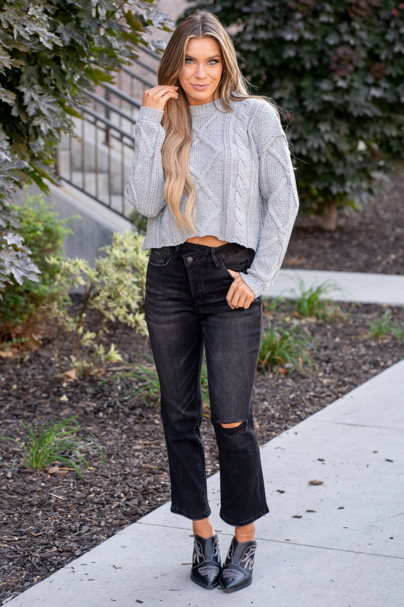 VERVET Well Behaved High Rise Straight Leg Regular & Plus Sizes Jeans Black Eco Friendly Denim