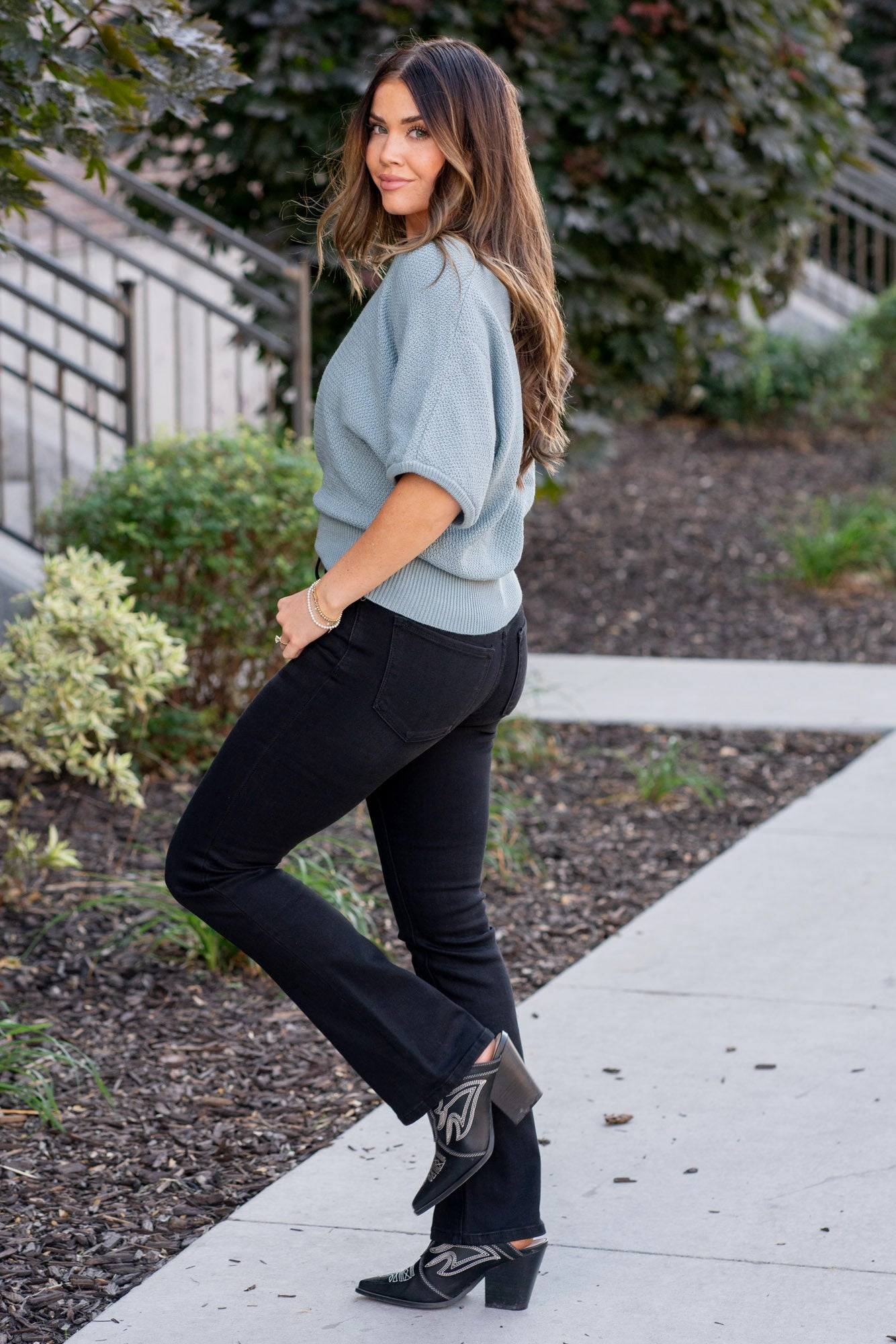 Clearly Mid Rise Boot Cut Regular & Plus Sizes Spring Mood Bold Calm Aesthetic