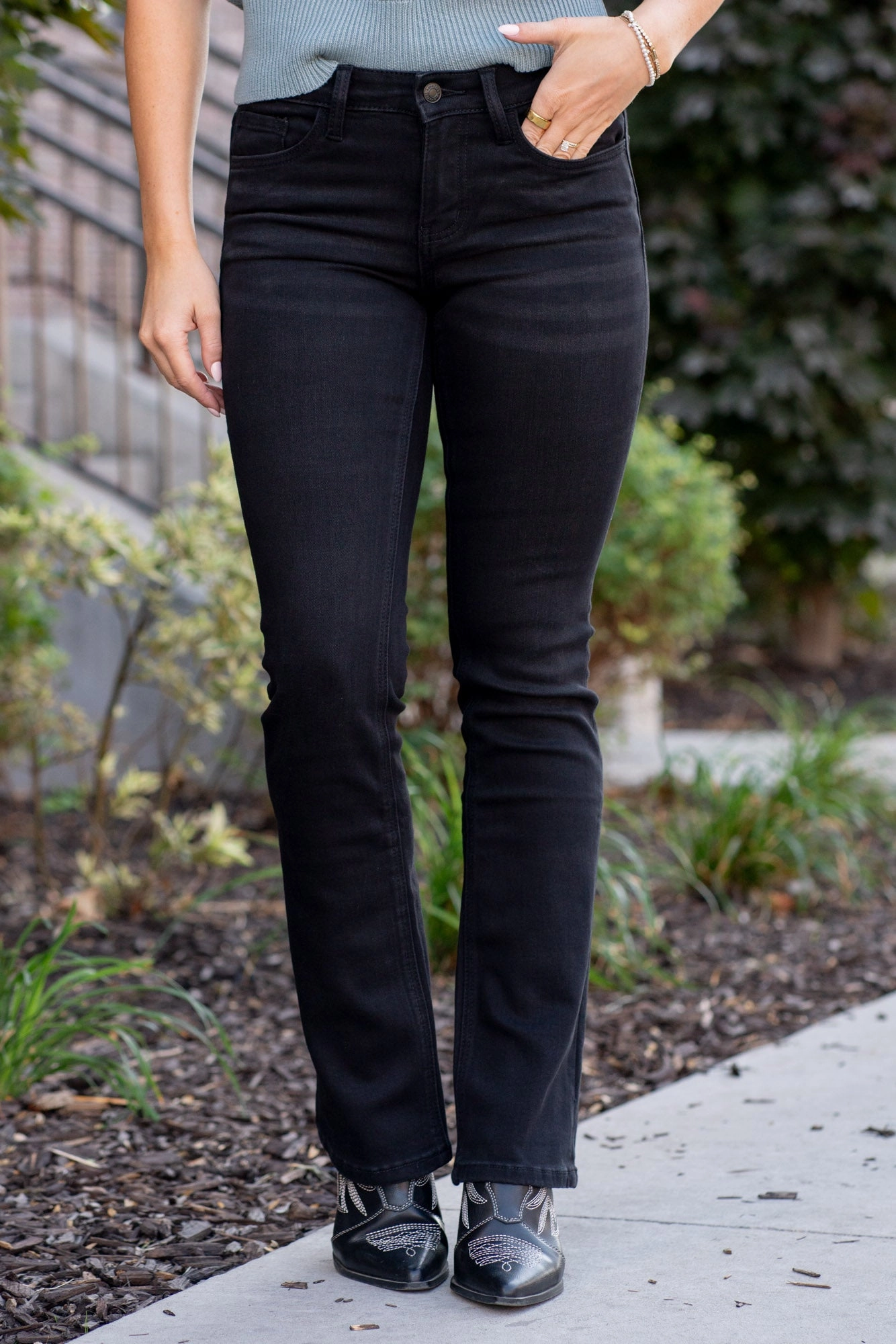Polished Look Clearly Mid Rise Boot Cut Regular & Plus Sizes