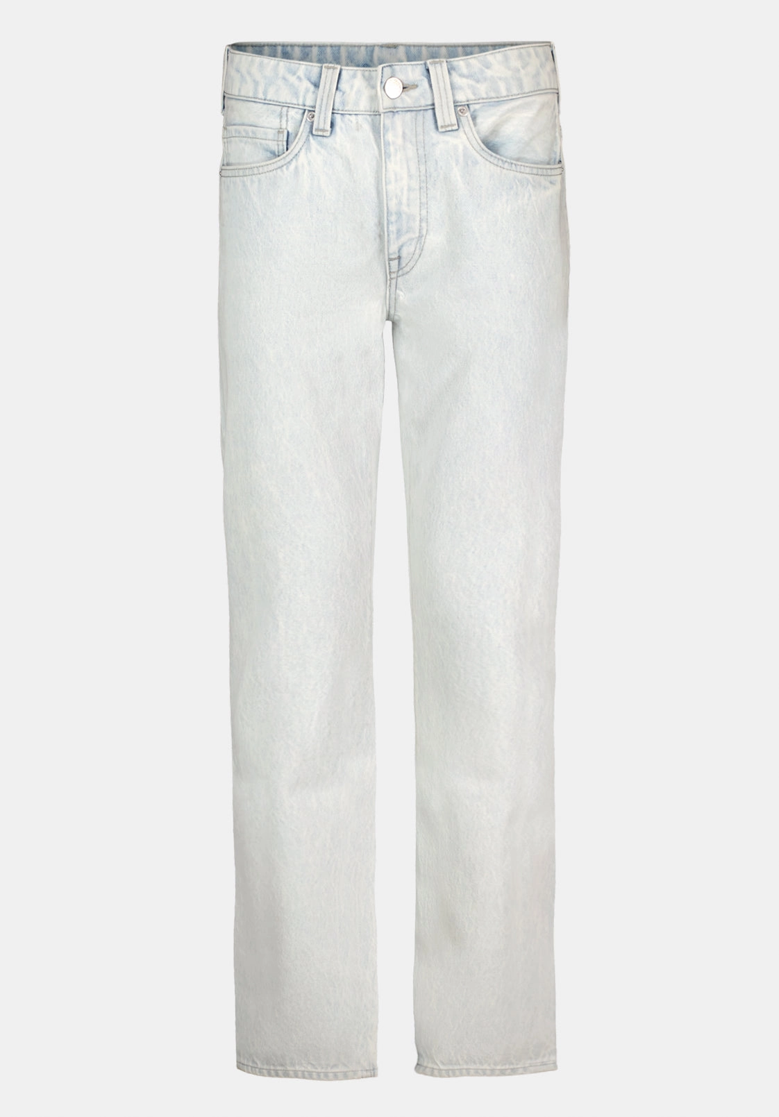 Moisture Wicking Technology Streetwear Fan Beach Day Straight Six Men's Jeans, Bleached and Contrasted - BM26125