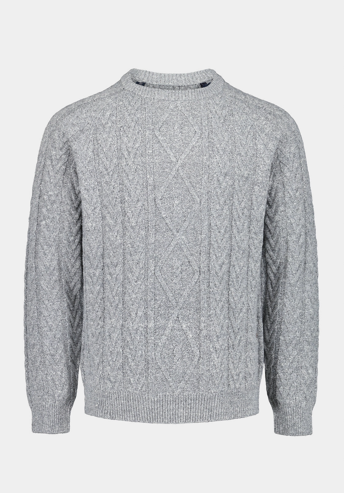 Versatile Style Sleek Comfort Wear Walder Men's Relaxed Cable Knit Sweater, Charlie - BM24771