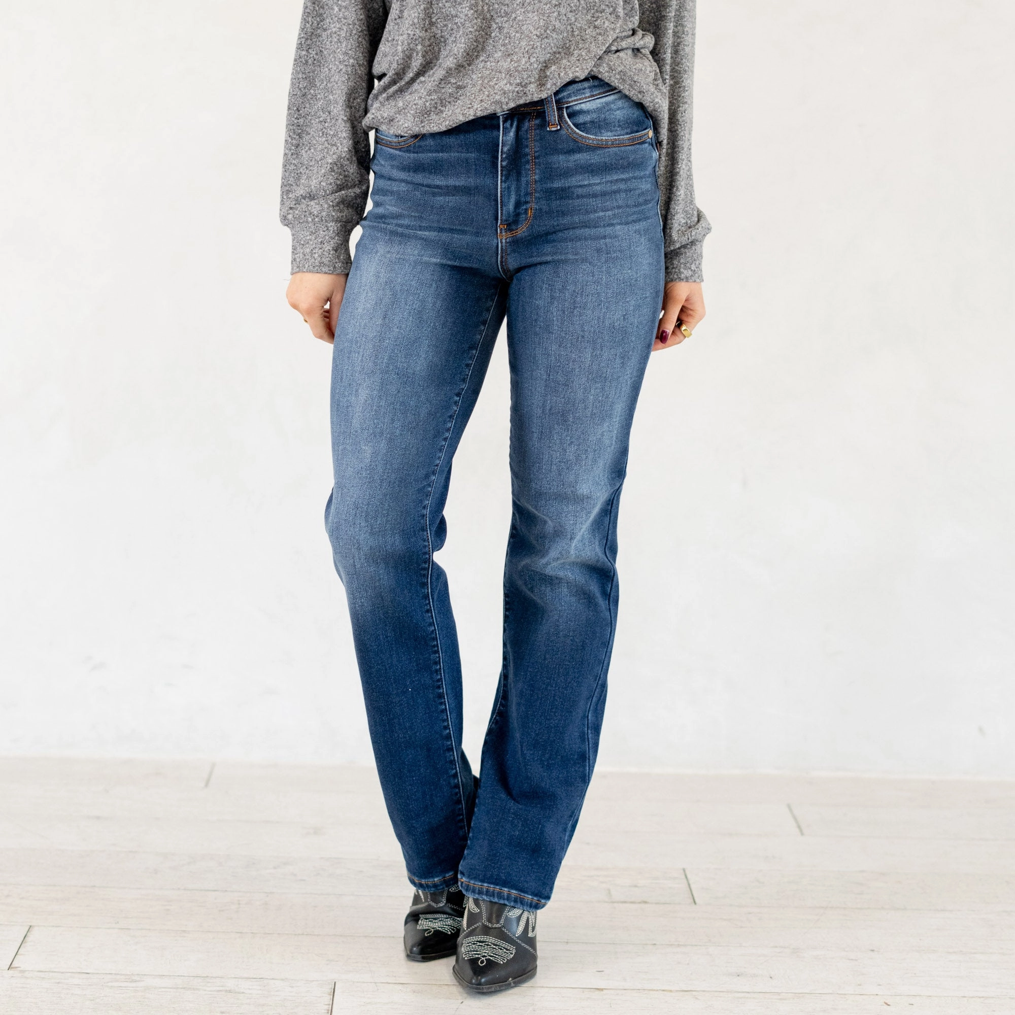 Casual Element Wanderlust High Rise Straight Leg Regular & Plus Sizes