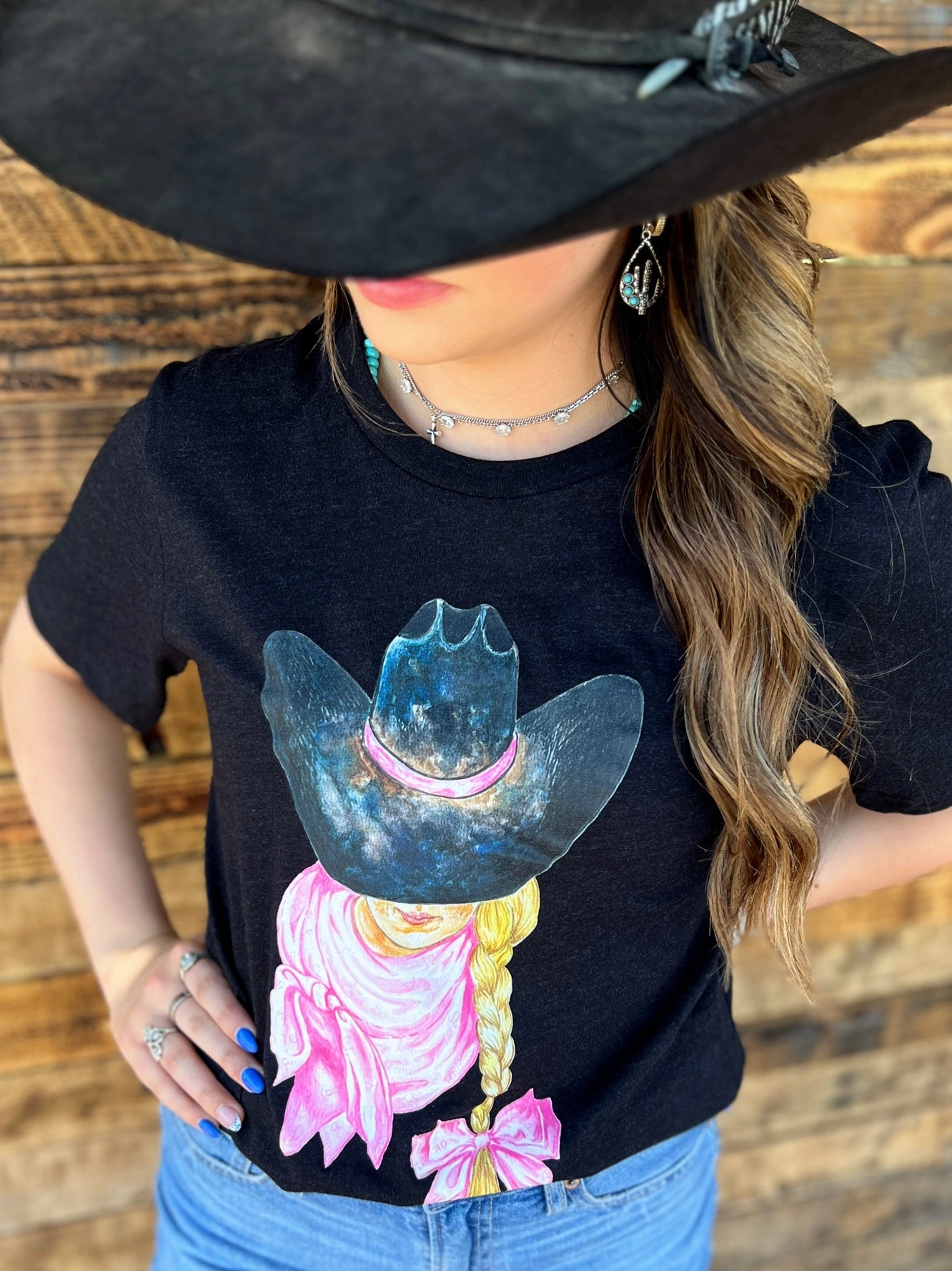 EcoFriendlyTexture Tapered Side Panels Sterling Kreek Plus Pretty Puncher Tee