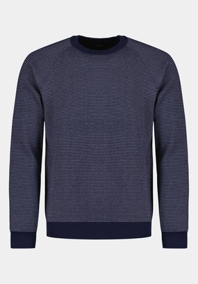 Watford Men's Crew Neck Sweater, Whale - BM24684 Soft Knit Style