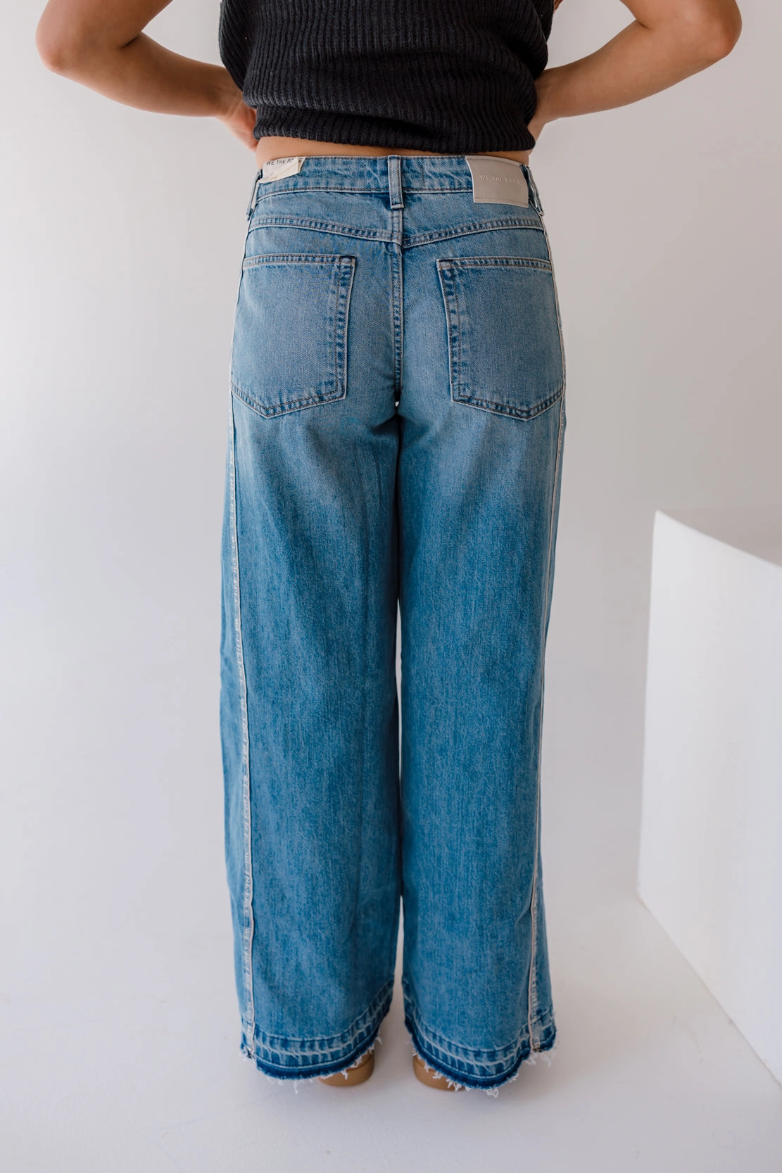 We The Free On The Edge Selvedge Wide Leg Jeans | Tipping Point All Round Wear
