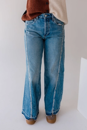 We The Free On The Edge Selvedge Wide Leg Jeans | Tipping Point Modern Attire