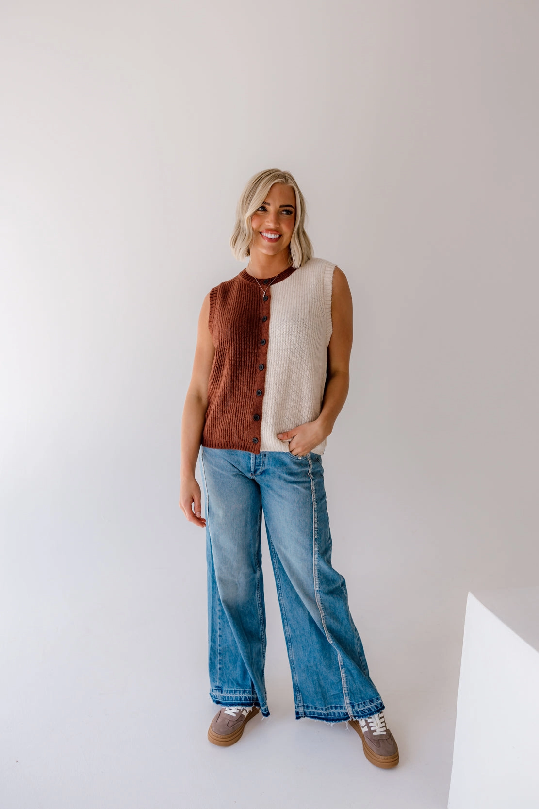We The Free On The Edge Selvedge Wide Leg Jeans | Tipping Point Matching Basic