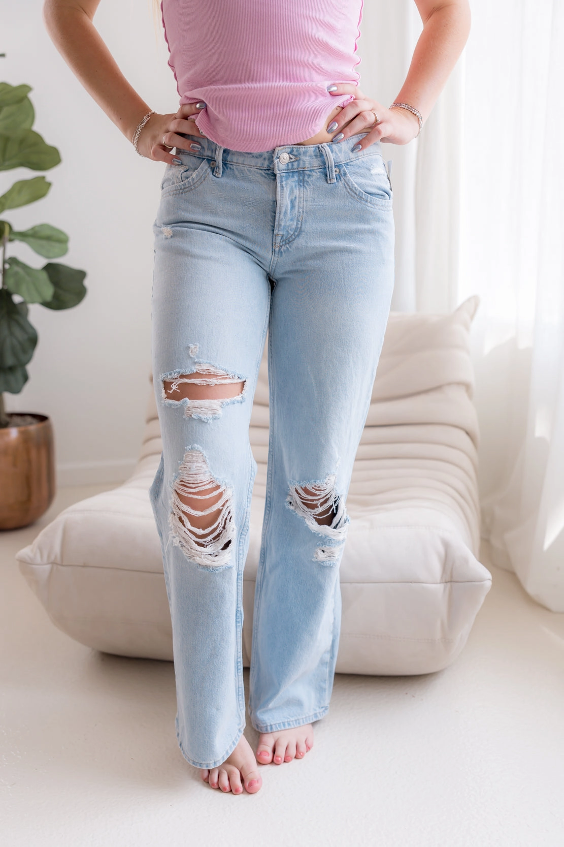 Street Cool We The Free Tennessee Low Rise Boyfriend Jeans | Indigo Ruin