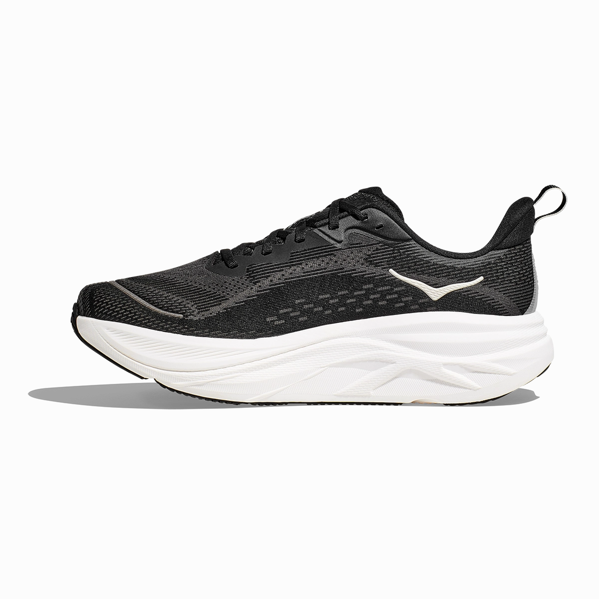 Weekend Fit Hoka Skyflow - Black - White Gym Commute Easy Clean Surface