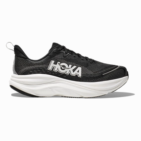 Weekend Fit Hoka Skyflow - Black - White Adaptive Impact Zones Impact Resistant Cushioning