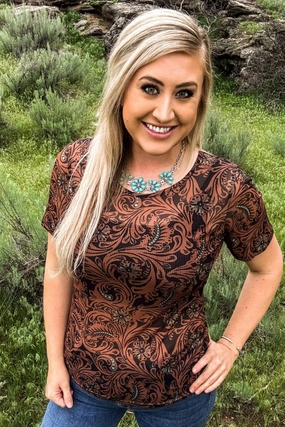 Sterling Kreek Keep It Western Mesh Top BondedShoulder