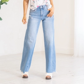 Well-Run High Rise Wide Leg Regular & Plus Sizes Versatile Weekend Style Recycled Fiber Content