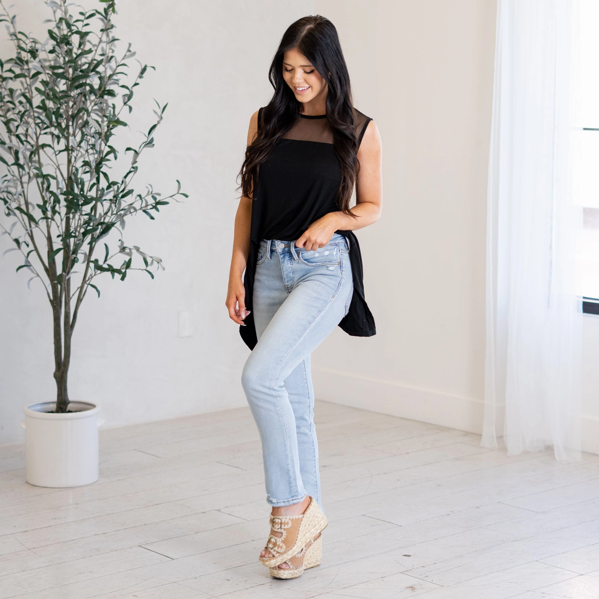 Morning Stroll Sustainable Classic Smooth Texture Wizardly Tummy Control Top Straight Leg Regular & Plus Sizes