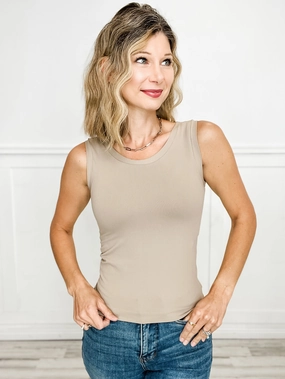 TearResistantWeave HighStrength Threadwork Women's Seamless Round Neck Tank