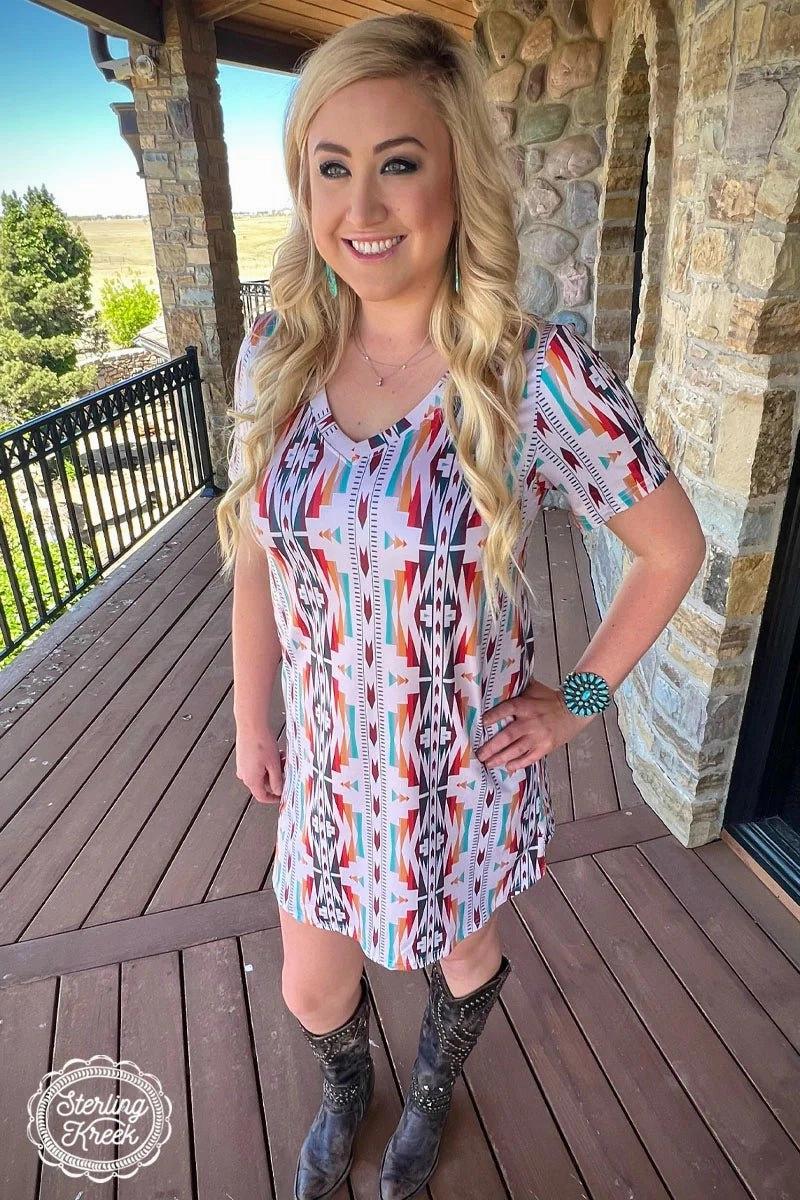 Sunday Morning T-Shirt Dress TexturedSurface